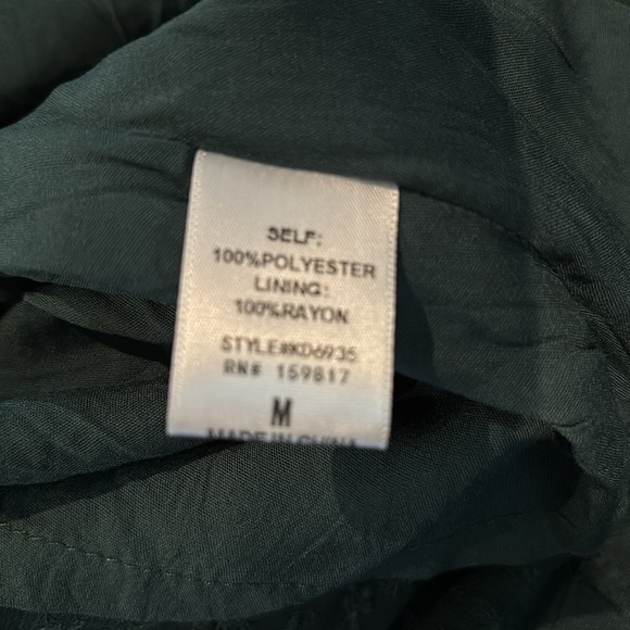 NWOT Altar’d State Midi Dress,sweetheart neck,long sheer sleeve,,raised pattern - Picture 8 of 10